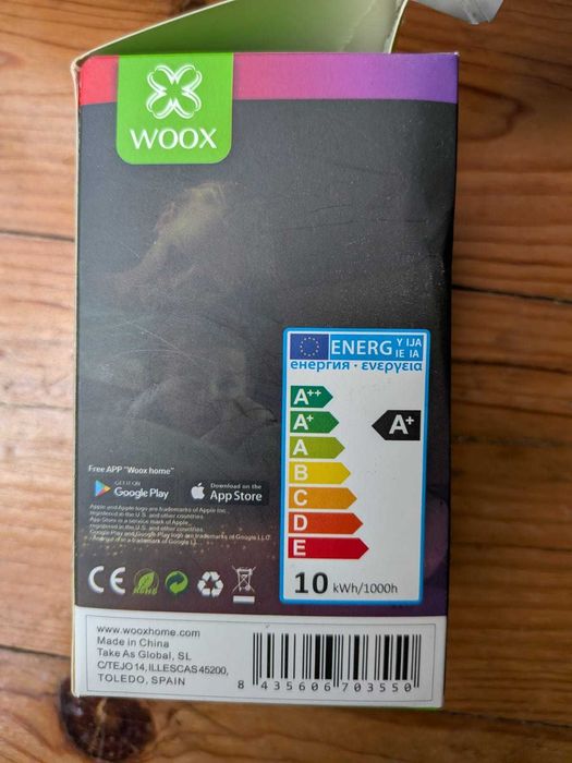 Lâmpada LED Woox R9074 RGB wifi
