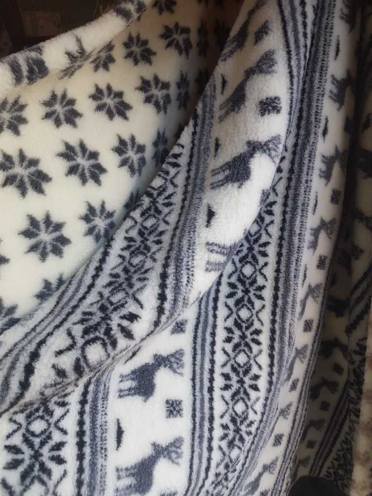 Koc wełniany koce wełniane naturalne runo owcze wełna