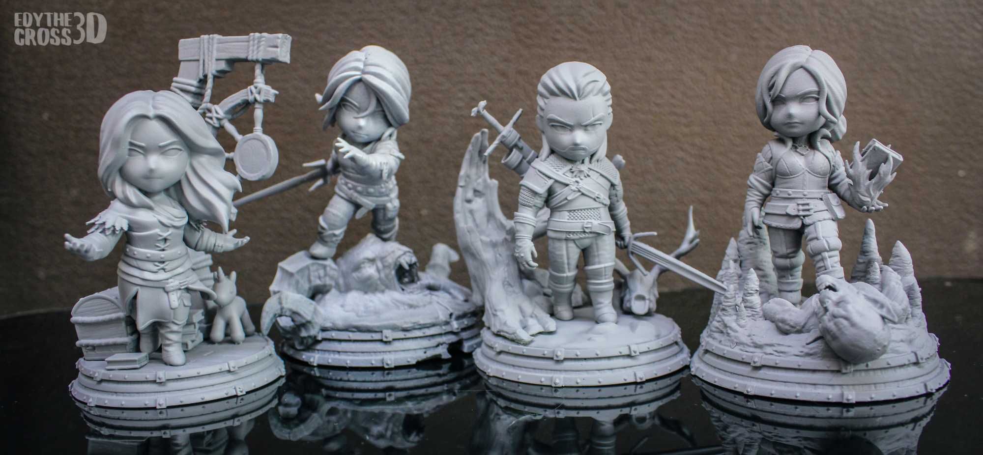 Mini figurka Ciri - Wiedźmin