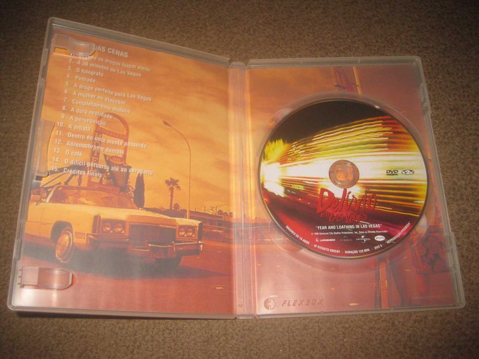 DVD "Delírio em Las Vegas" com Johnny Depp