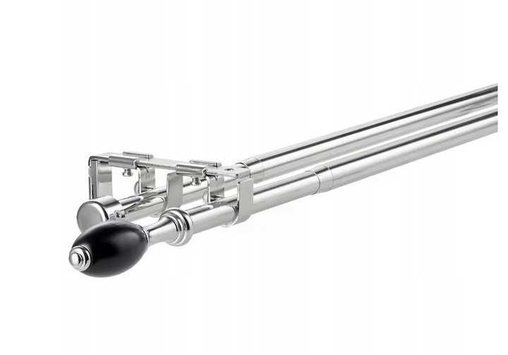 Zestaw podwójnych karniszy do zasłon IKEA RONNSUMAK 120-210cm nowy