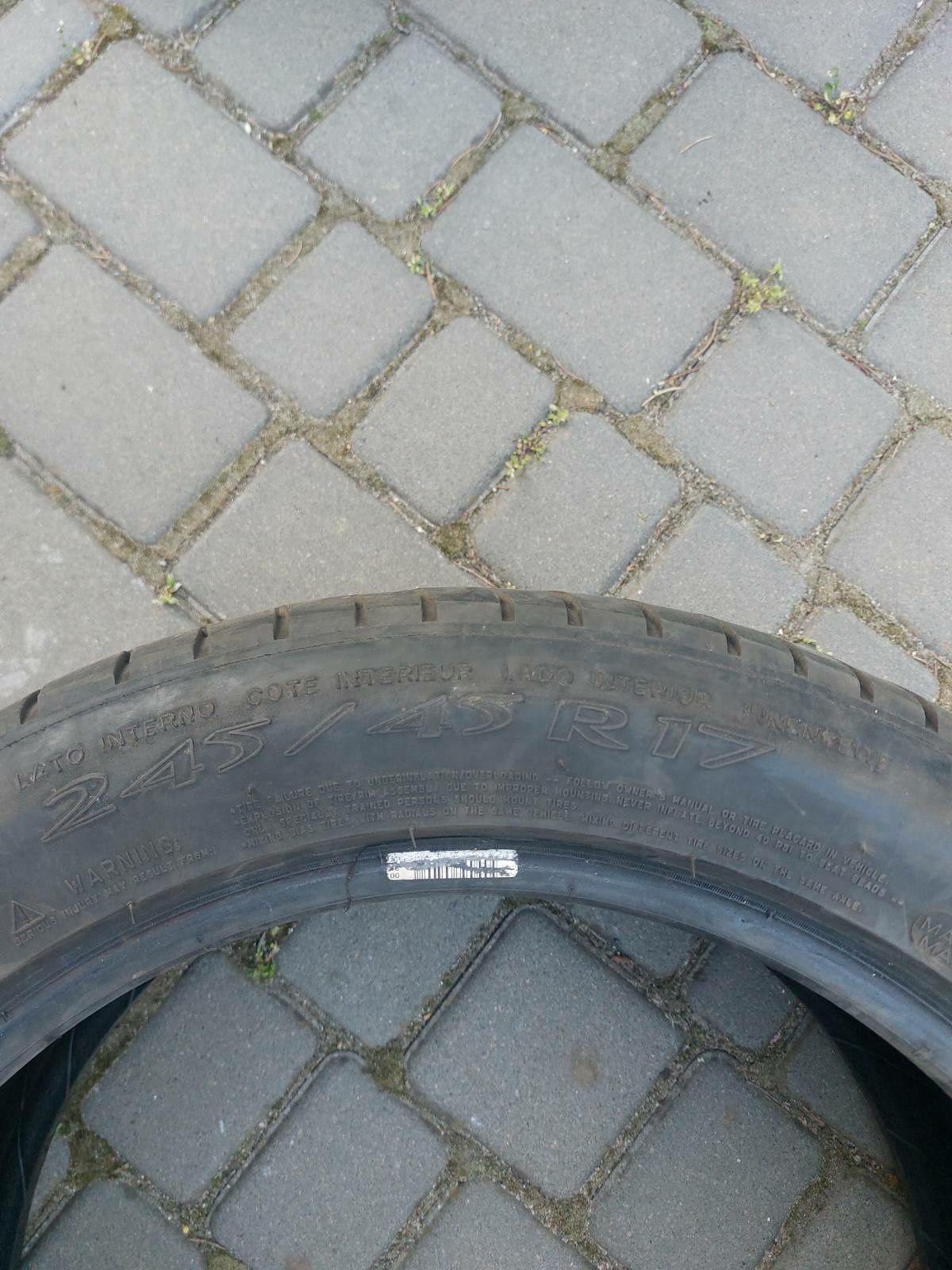 Шина 245/45R17 Michelin PrimacyHP 1шт.