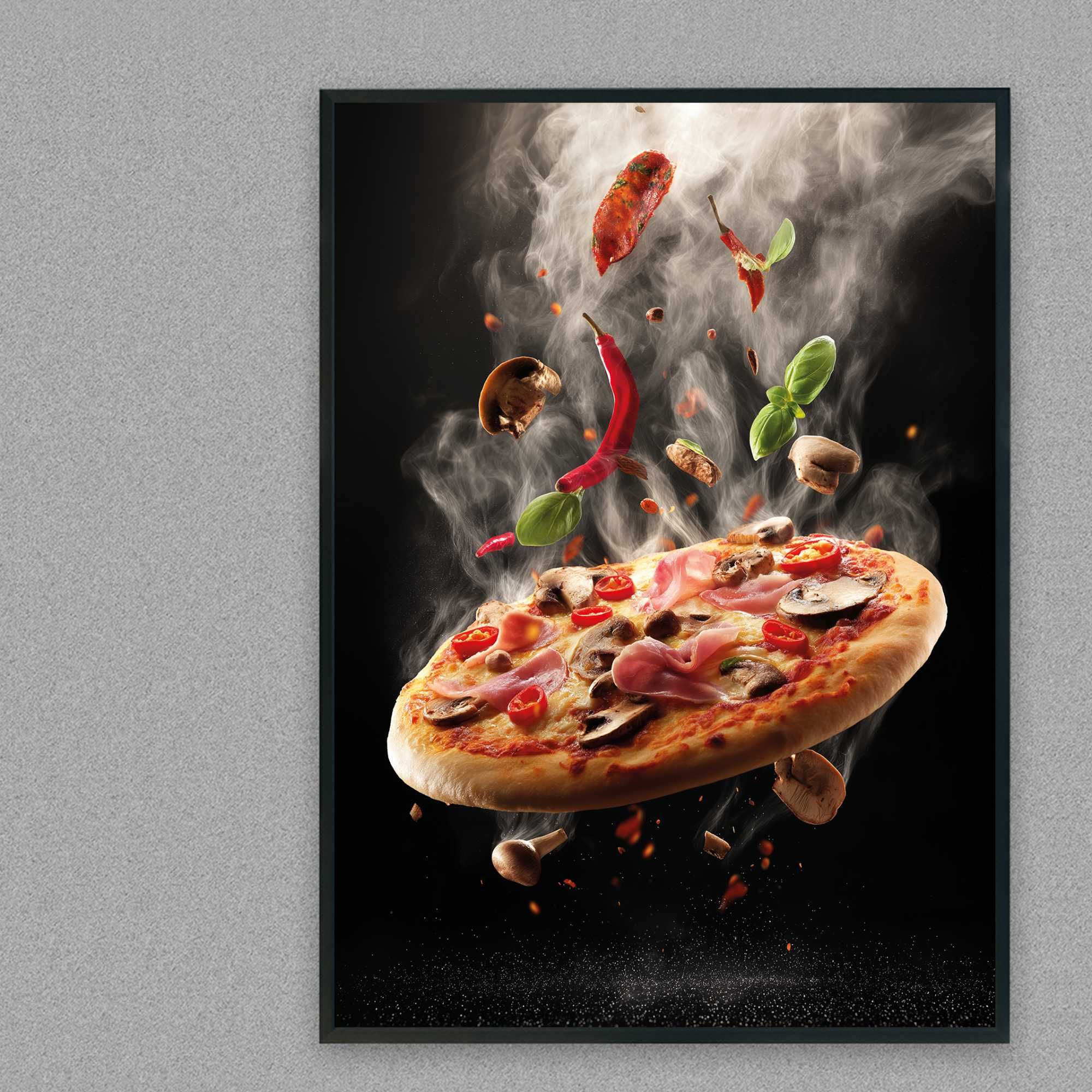 plakat pizza, plakat reklamowy pizza, obraz pizza, pizza