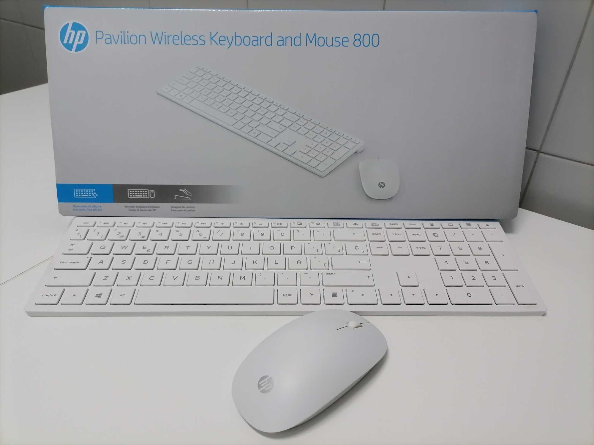 Pack Teclado + Rato Pavilion  HP 800 Wireless (Español)