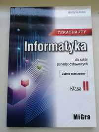 Informatyka "Teraz bajty" klasa 2 liceum/technikum zakres podstawowy