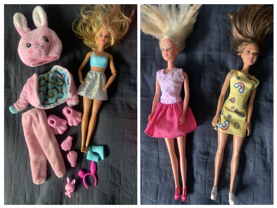 Ляльки Барбі та Штеффі + одяг та інше