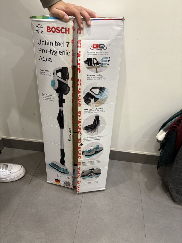 Aspirador Vertical Bosch ProHygienic Aqua