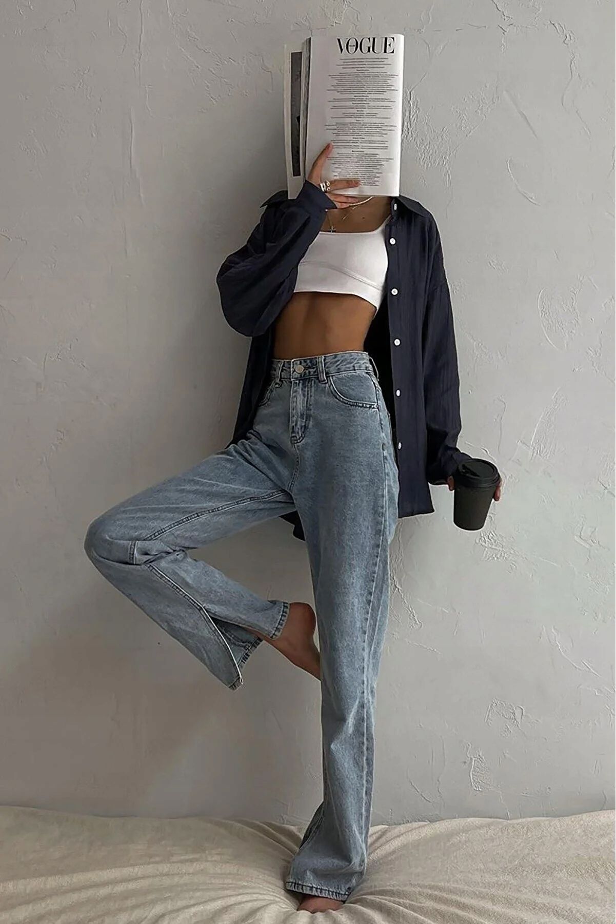 Madmext 42 Xl Spodnie Jeansy Z Rozcięciami Na Nogawkach H16462