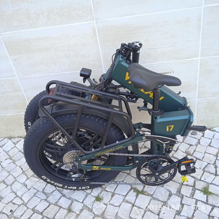 Bicicleta eletrica, 1000 W, 20 Ah. Dobrável. Nova. 0 Km. Aproveite.