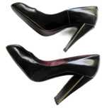 GINO ROSSI czarne szpilki, black high heels, 36, bdb