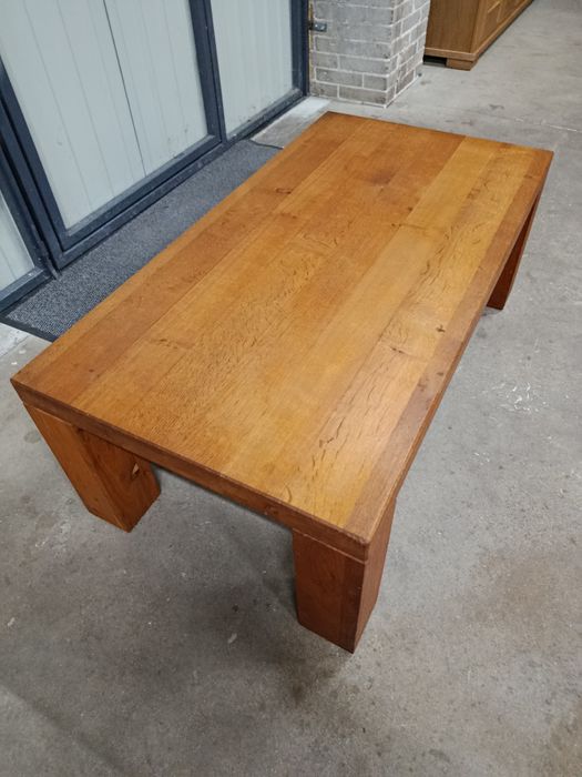 Stolik kawowy dębowy, ława drewniana