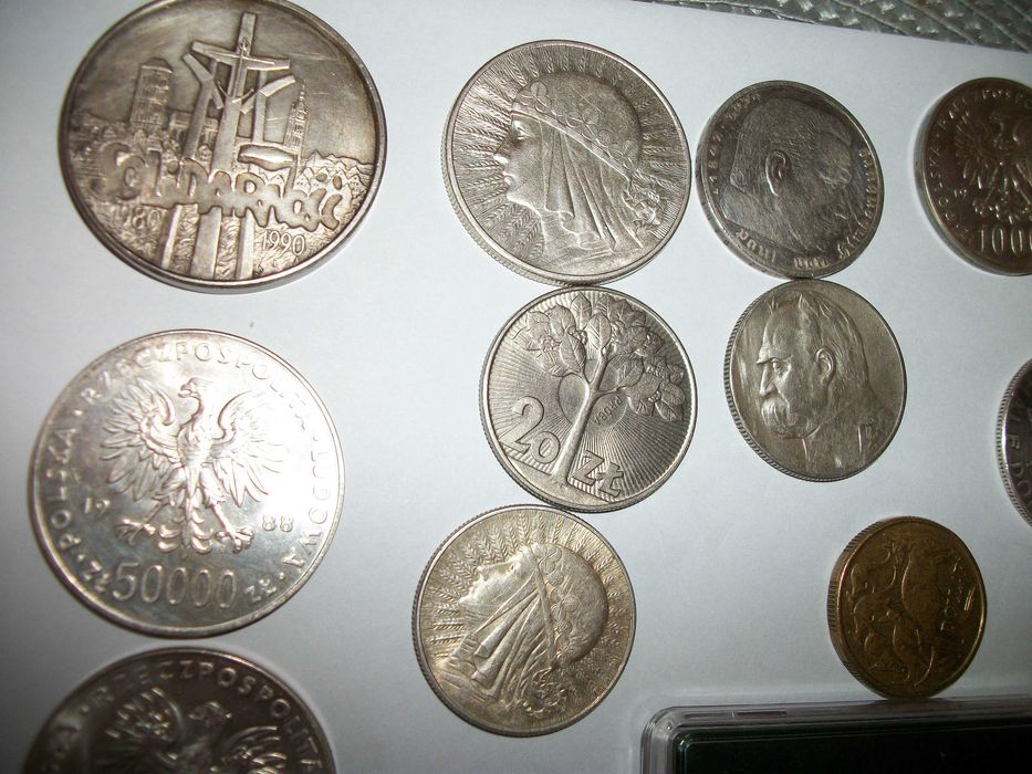 Srebrne monety - kolekcja /są i unikaty/ 100 000 solidarność typ C