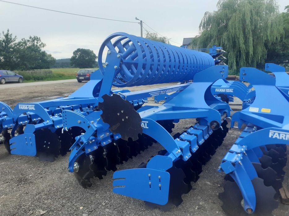 Brona talerzowa 3m FARM-STAL Irządze,Żarnowiec,Łazy,Kalety,Herby,