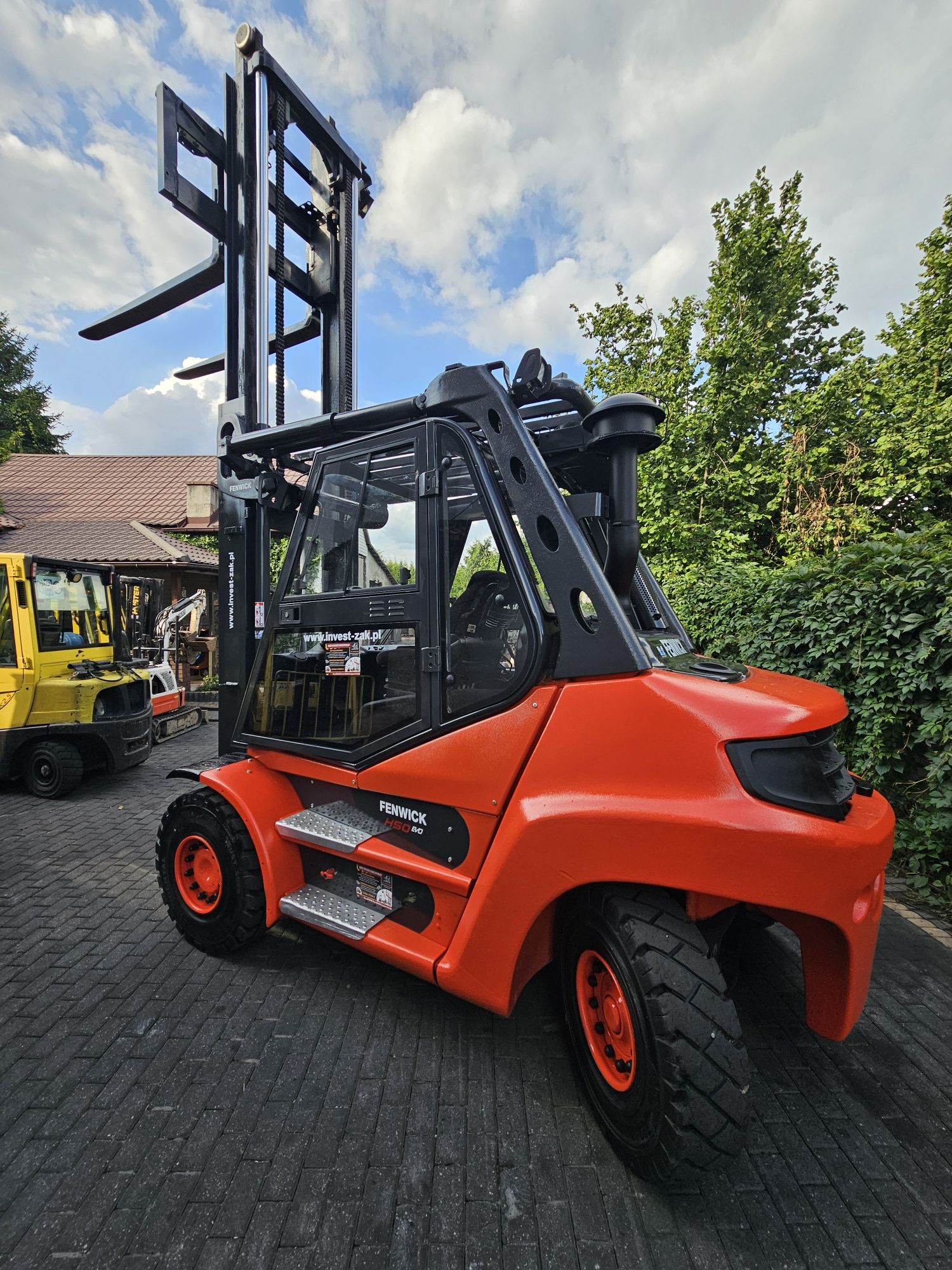 Wózek widłowy FENWICK-LINDE H50EVO 2017 DIESEL 7592h klima transport