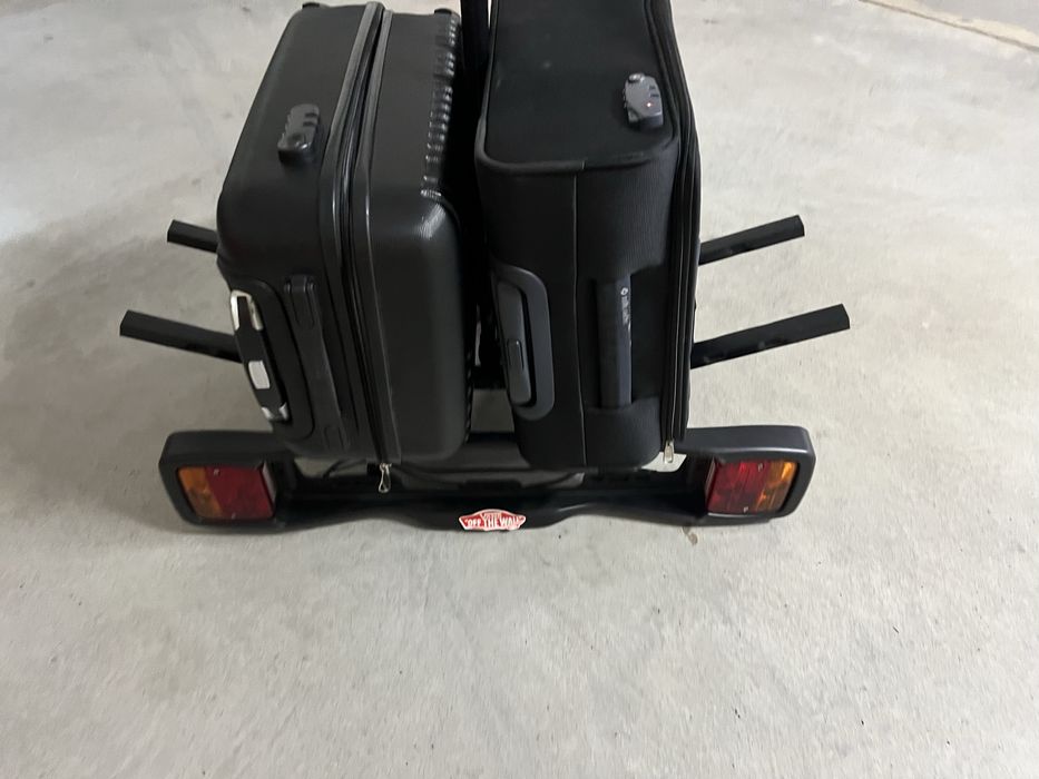 Porta malas bola de engate com chave de seguranca