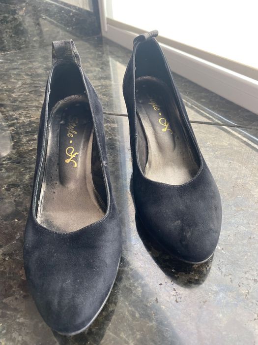 Туфлі жіночі замшеві, 38 розмір, 24 см устілка