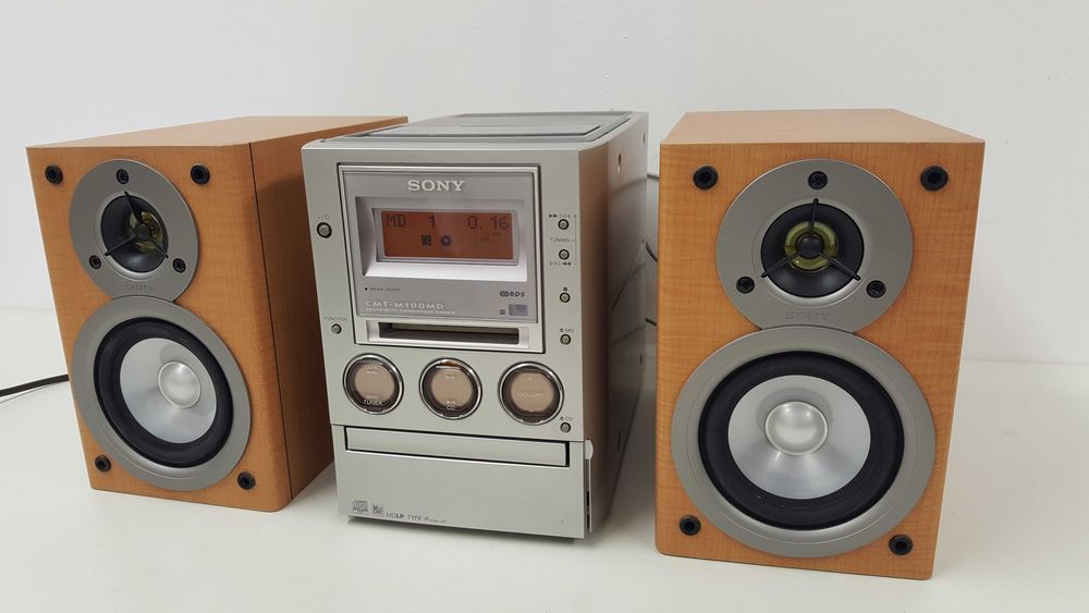 Mini wieża Sony CMT-M100 MD  Minidisc  CD AUX