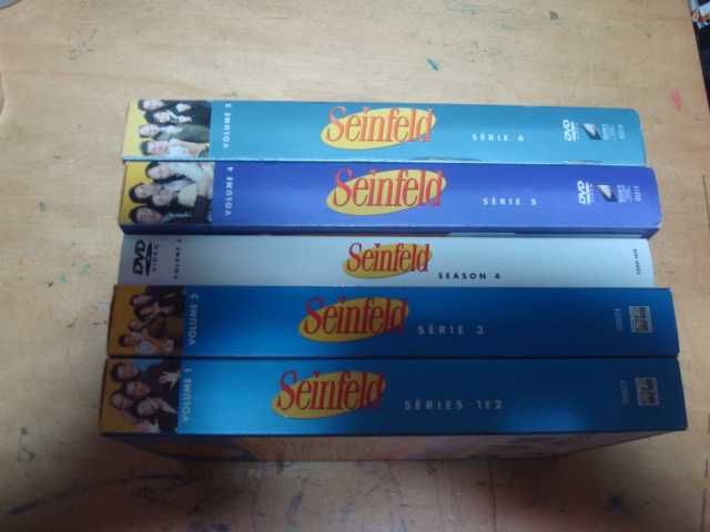 lote series originais poirot,simpsons,Seinfeld,benny hill etc