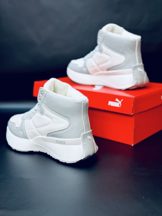 Зимние кроссовки Puma, женские коасовки Пума, кросівки жіночі Пума