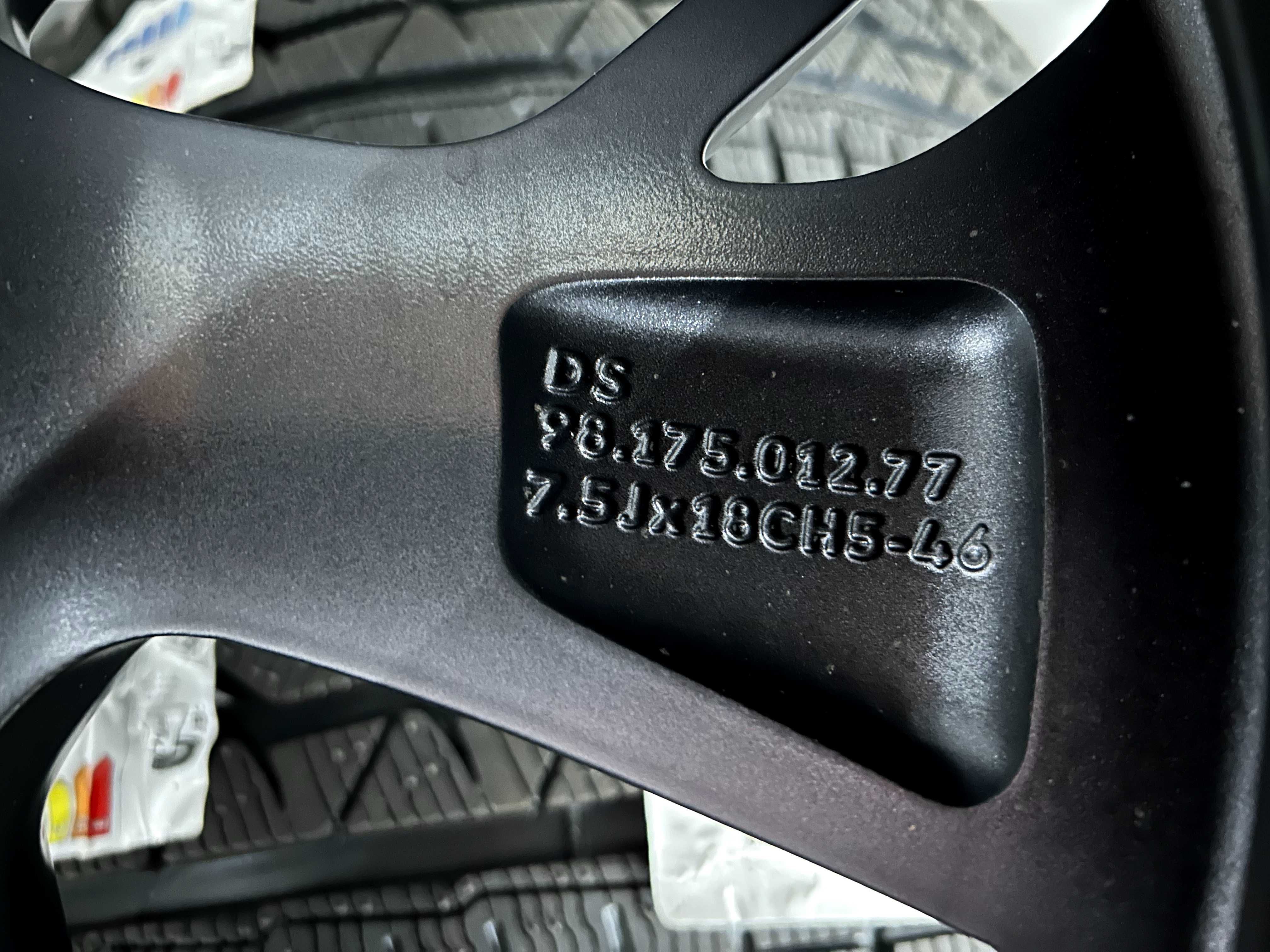 Oryginalne koła zimowe 18 5x108 ET46 Citroen DS7 C5 Aircross C5 X