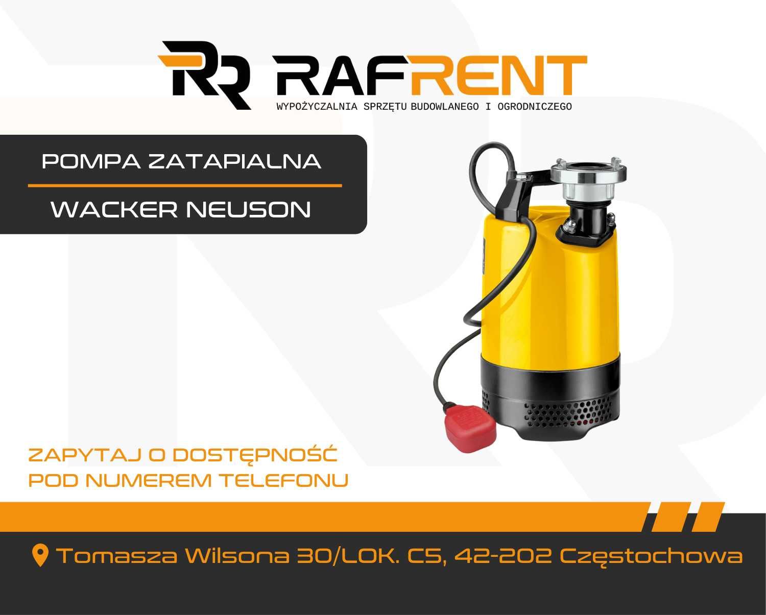 Pompa zatapialna Wacker Neuson ps2 800 - wynajem