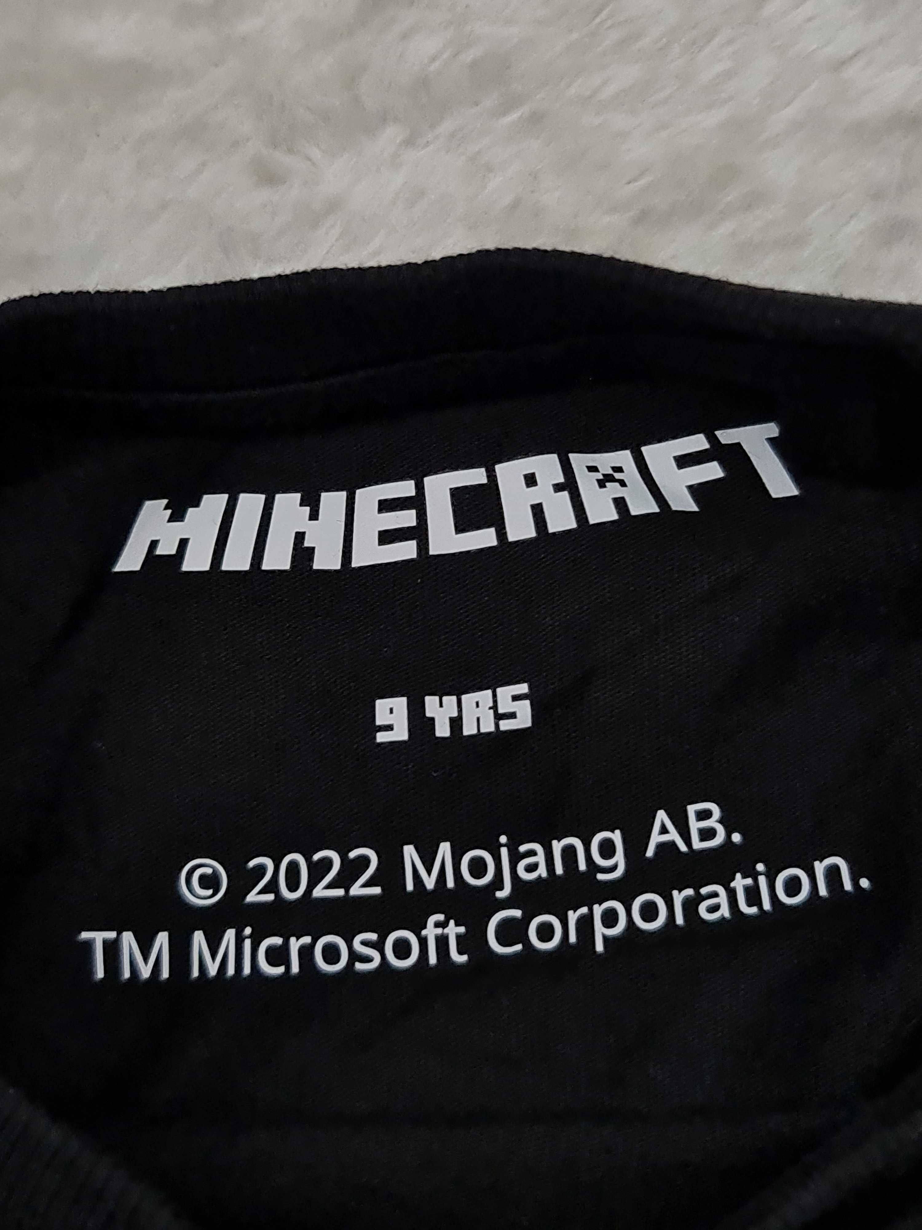 Koszulka T-shirt Minecraft Rozmiar 128 - 134 na wiek 8 a 9 Lat