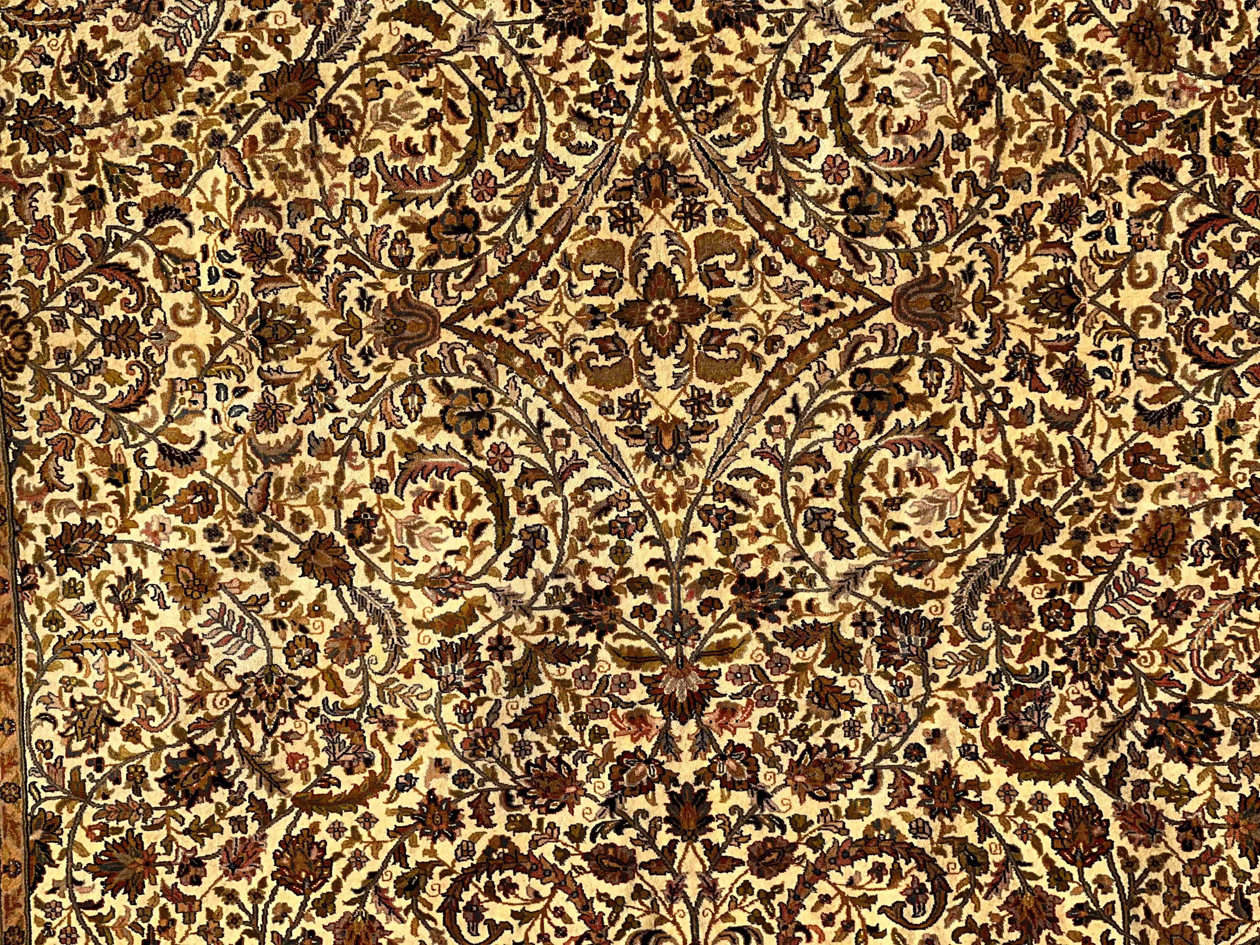 Kaszmirowy dywan perski Indo-Ispahan 325x255 galeria 18 tys