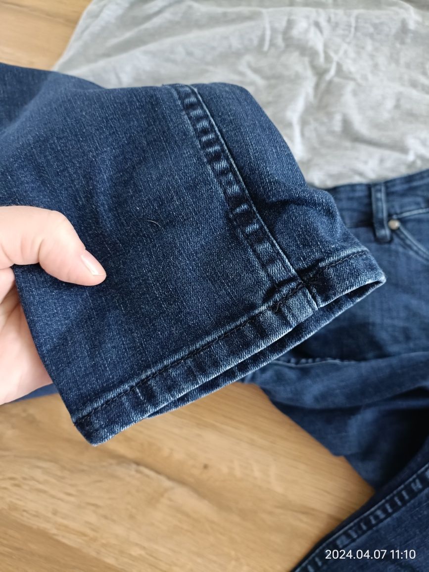 Spodnie jeansy dżinsy ciążowe 42 Lidl XL