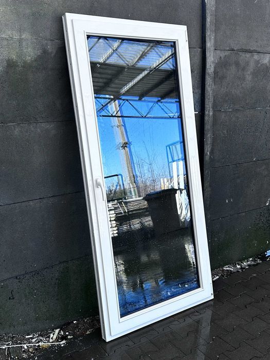 Drzwi Balkonowe UŻYWANE okna 98x214 - świetny stan - dowóz