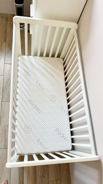 Woodies łóżeczko classic cot 120/60 drewniane niemowle