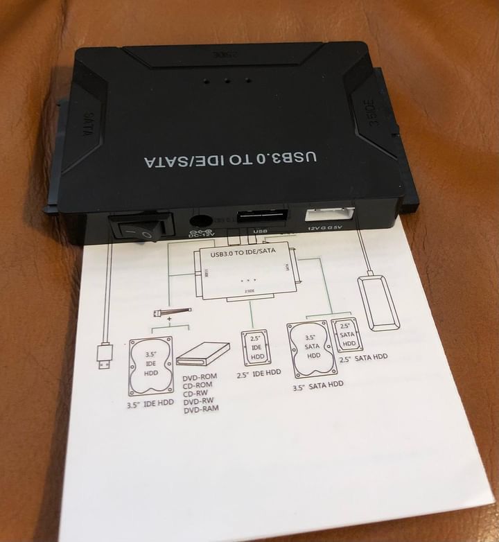 Адаптер-перехідник швидкісний USB 3.0 IDE/SATA