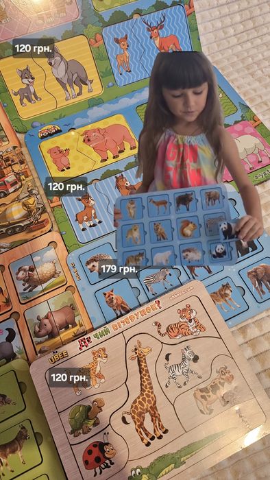 Дерев'яні ігри. Лото, вкладки,розвиваюча іграшка, Сегена,  Нікітіна, п