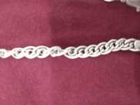 Corrente e pulseira de prata