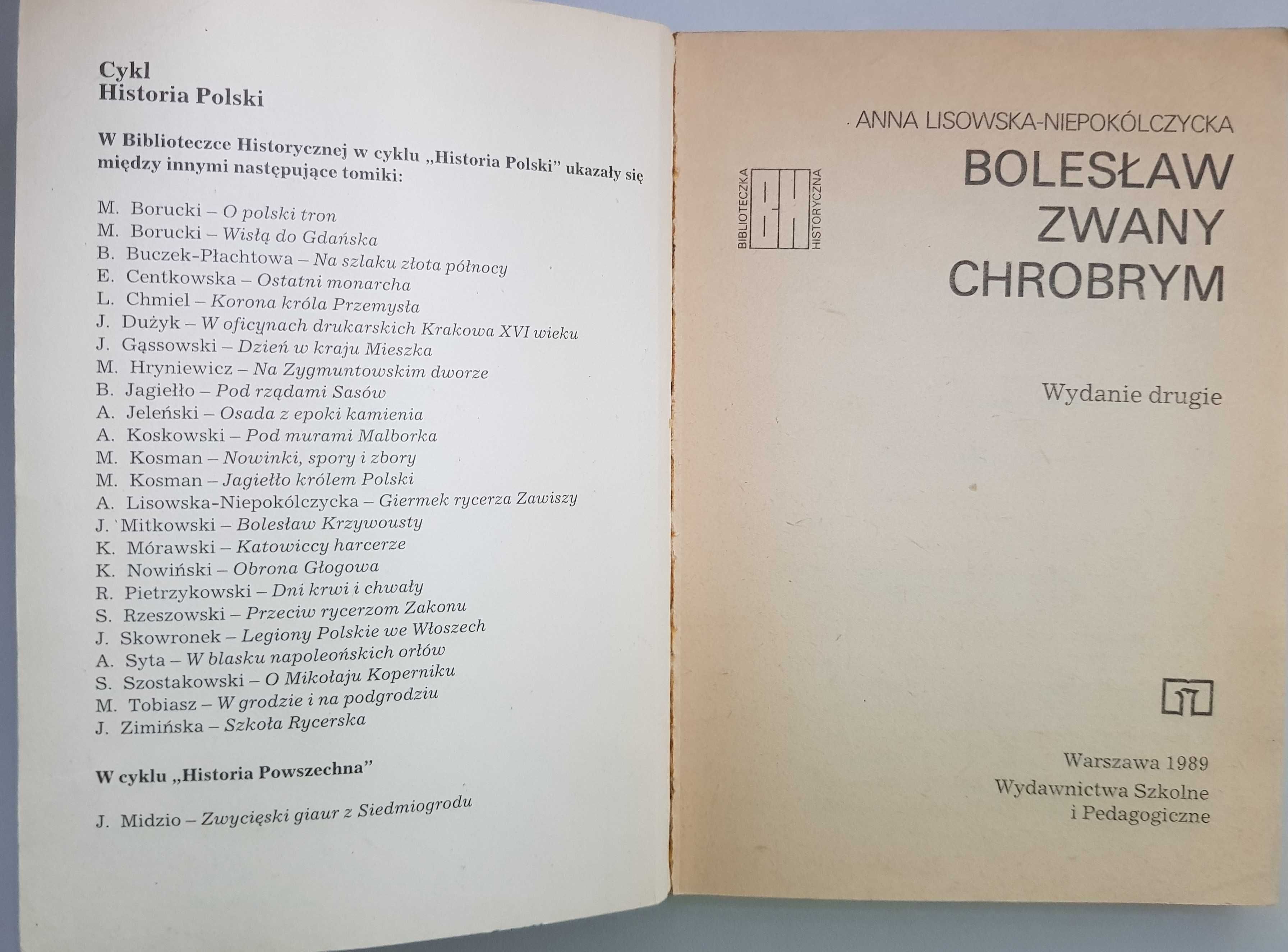 Bolesław zwany Chrobrym - Anna Lisowska Niepokólczycka