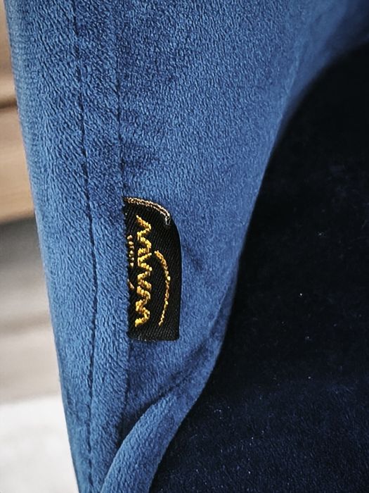 Luksusowy fotel muszelka welur - OKAZJA!!!