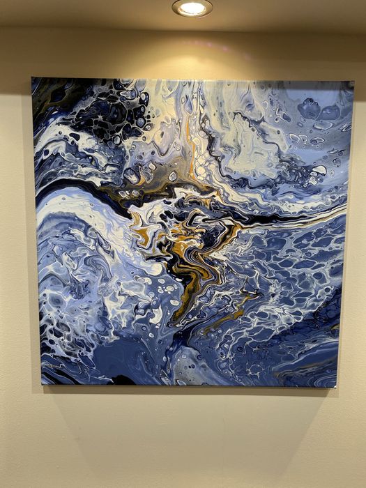 Obraz abstrakcja - morze