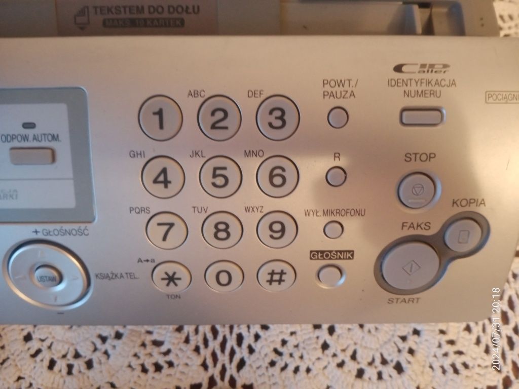 Telefaks panasonic KX-FP207PD