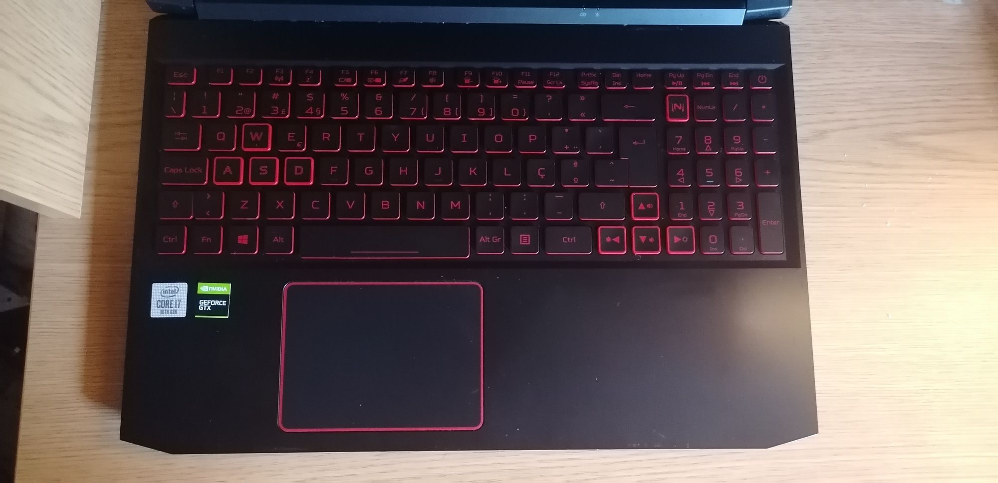 Acer Nitro 5 com avaria
