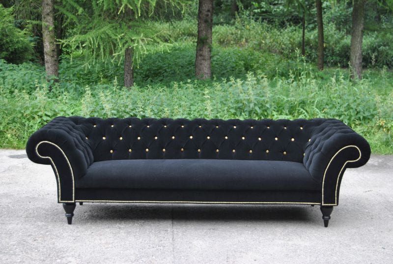 Sofa Pikowana Chesterfield Glamour 3 Osobowa Taormina