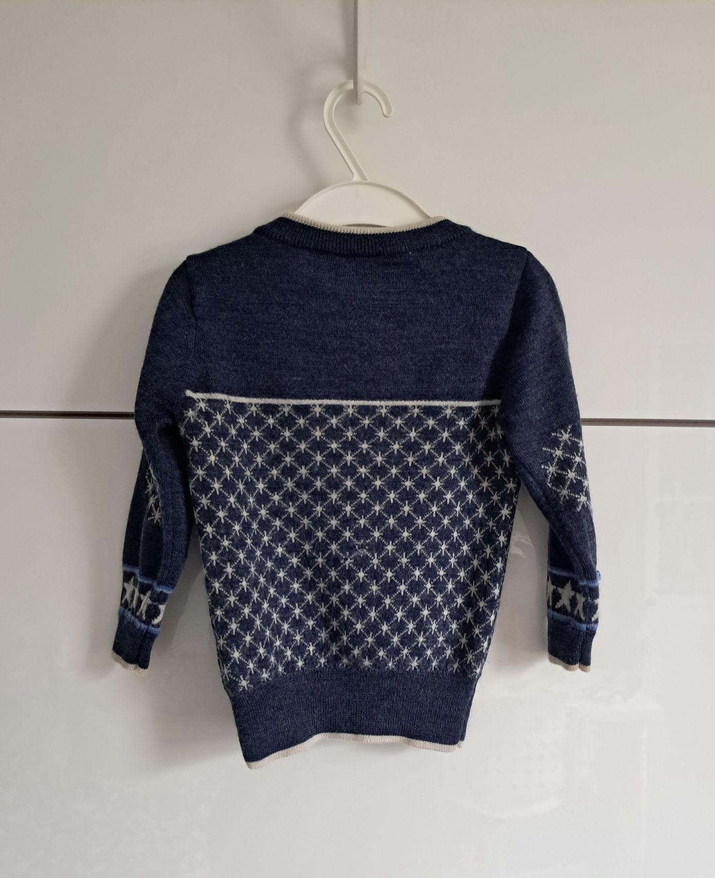 Sweterek 100% Wełna Merino Name It r 86