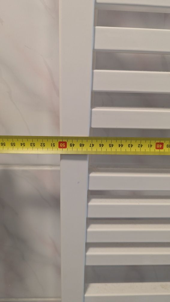 Grzejnik łazienkowy elektryczny C.O.  biały Terma grzałka do grzejnika