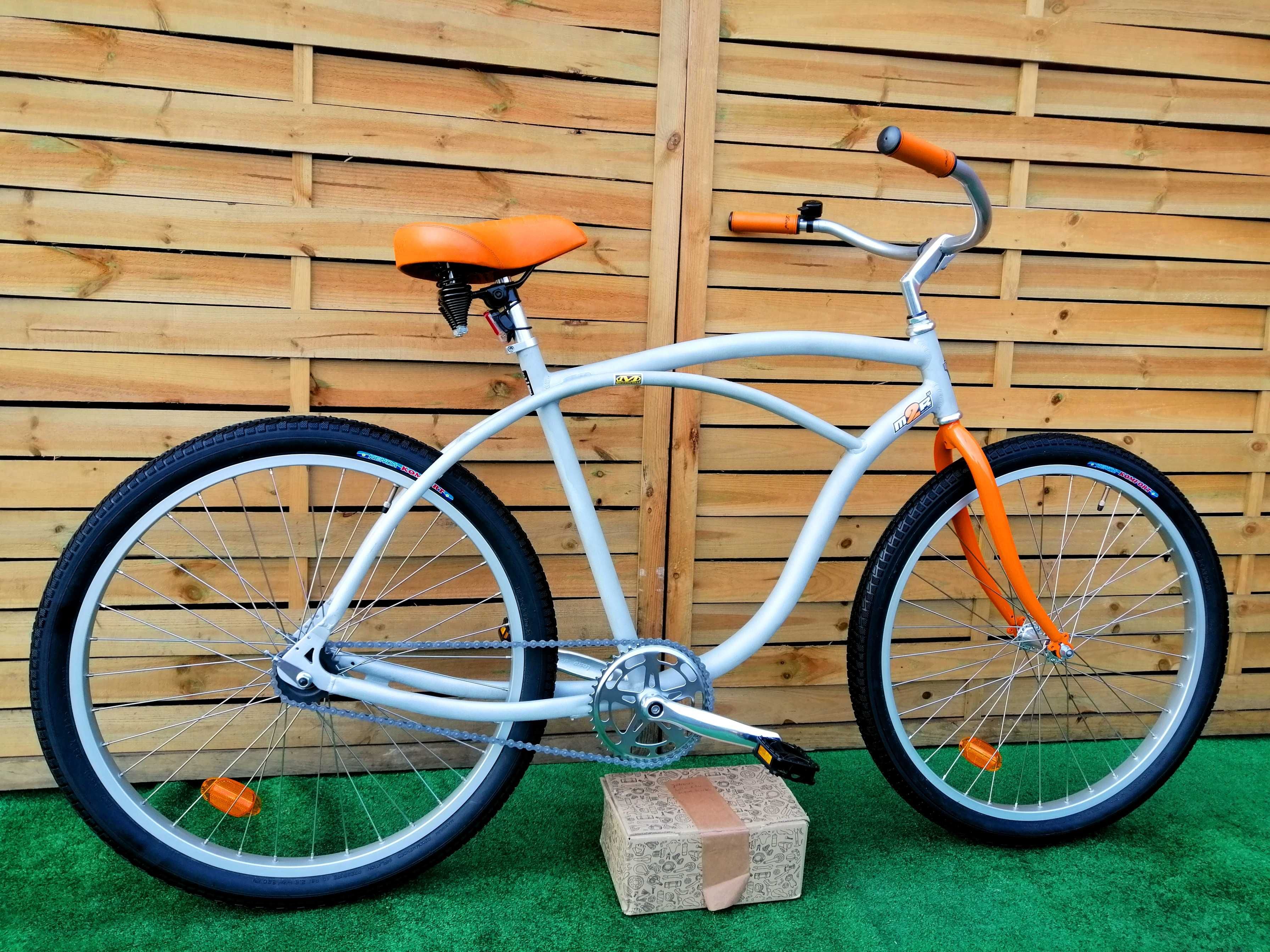 POWYSTAWOWY JOHNNY LOCO Raw Beach Cruiser Roz. 21" *Koła 26* Aluminium