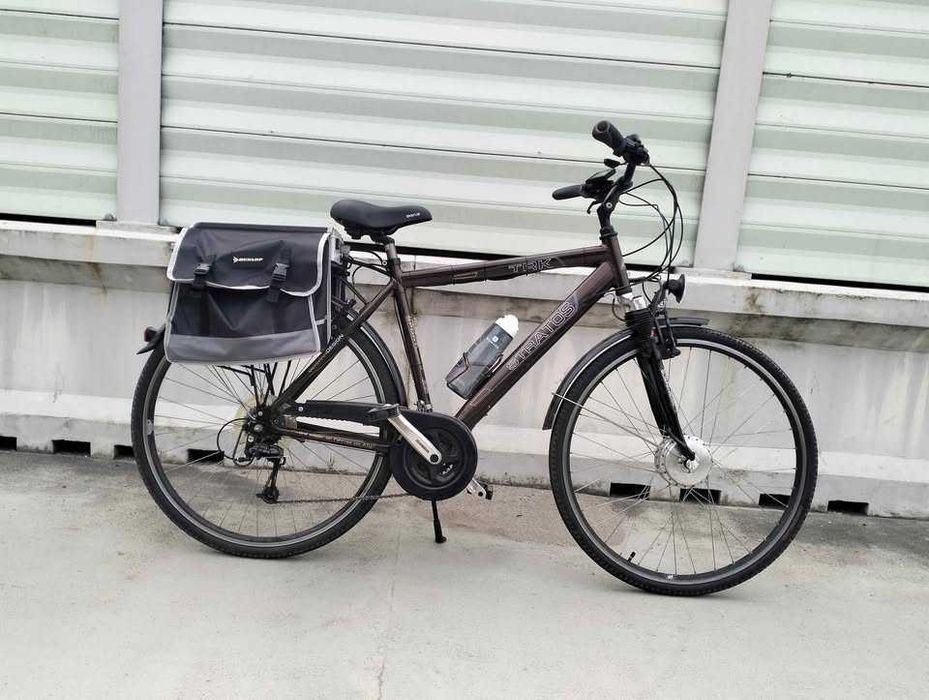 Rower elektryczny Stratos trekkingowy wyprawowy 29" 300w 200km zasiegu