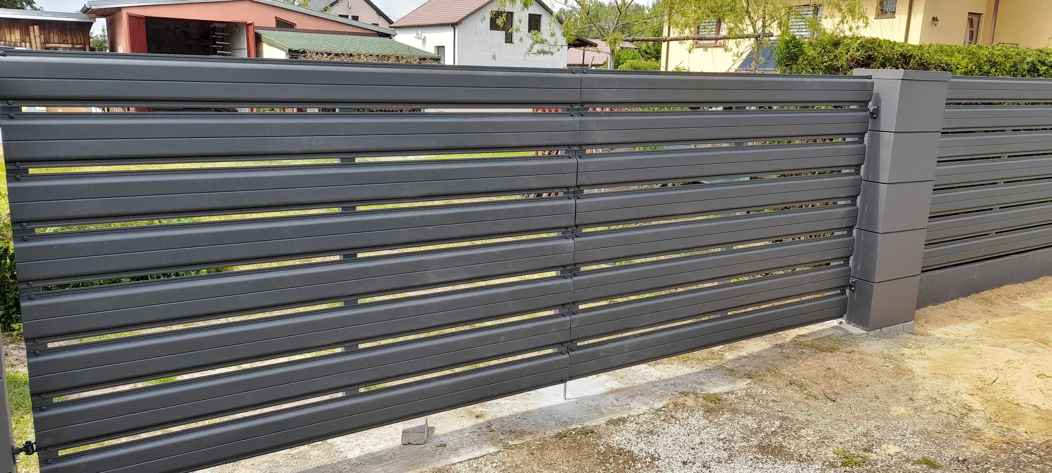 OGRODZENIE OGRODZENIA sztacheta metalowa palisadowe panelowe płot