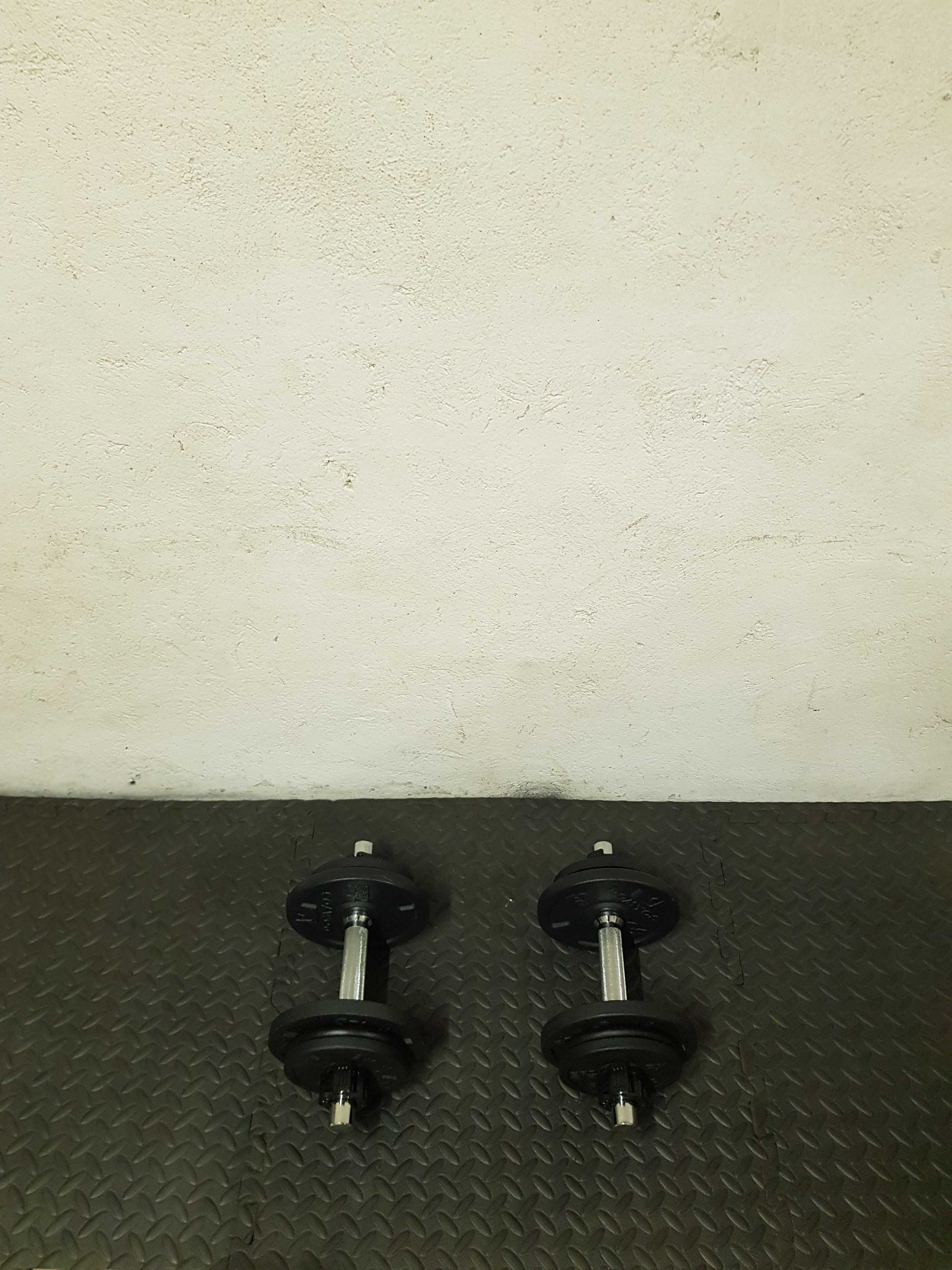 Hantle zeliwne regulowane domyos 10kg x2
