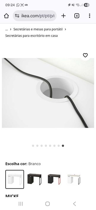 Secretaria micke IKEA