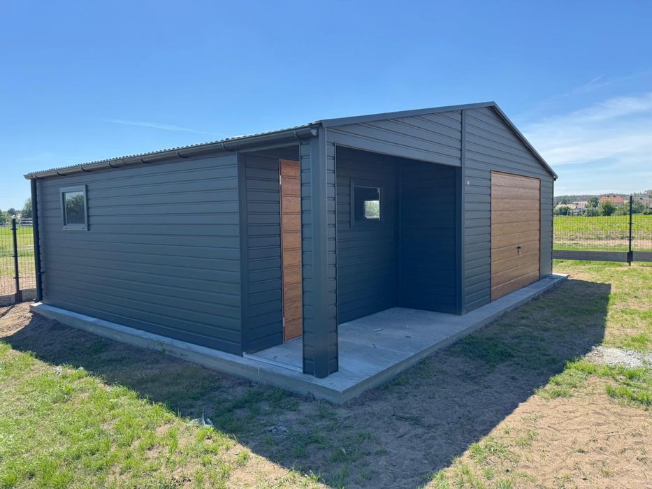 Garaż blaszany profil zamkniety 3x5,3x6,4x5,4x6,5x5,5x6,6x6,6x7,7x6,