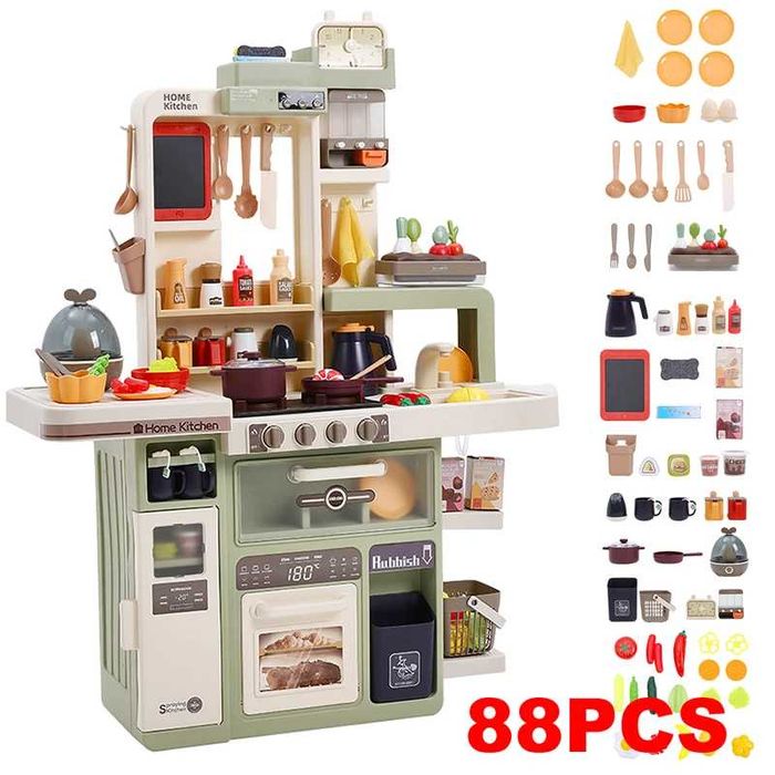 Акція кухня дитяча 93см, 88 предметів нова лімо тойс іграшкова детская