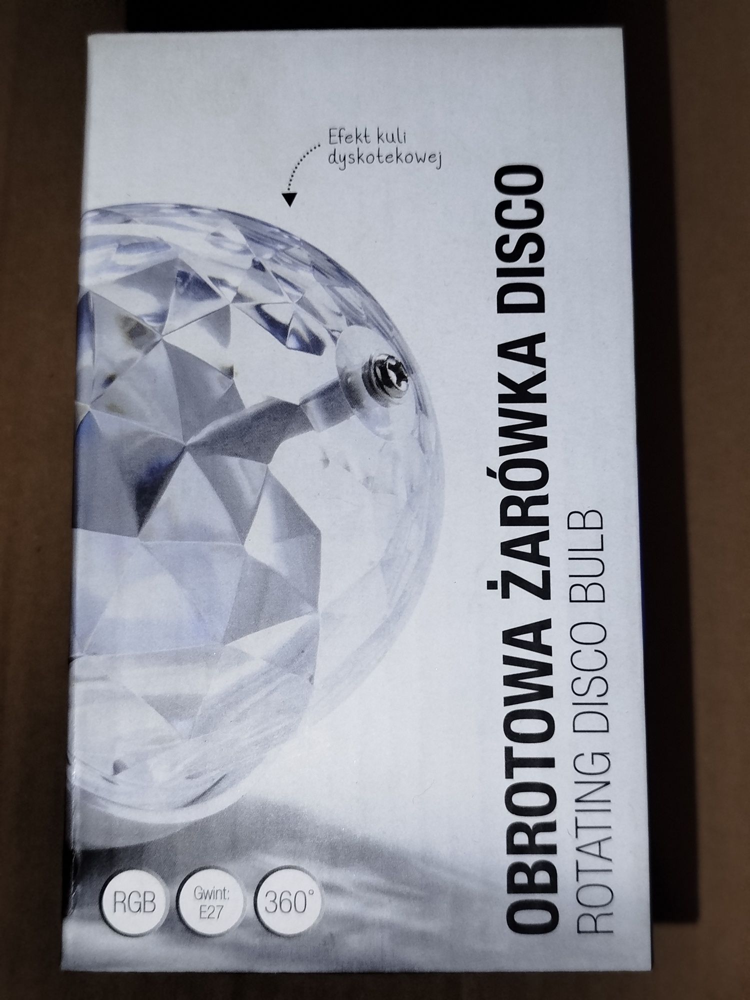 Żarówka disco obrotowa