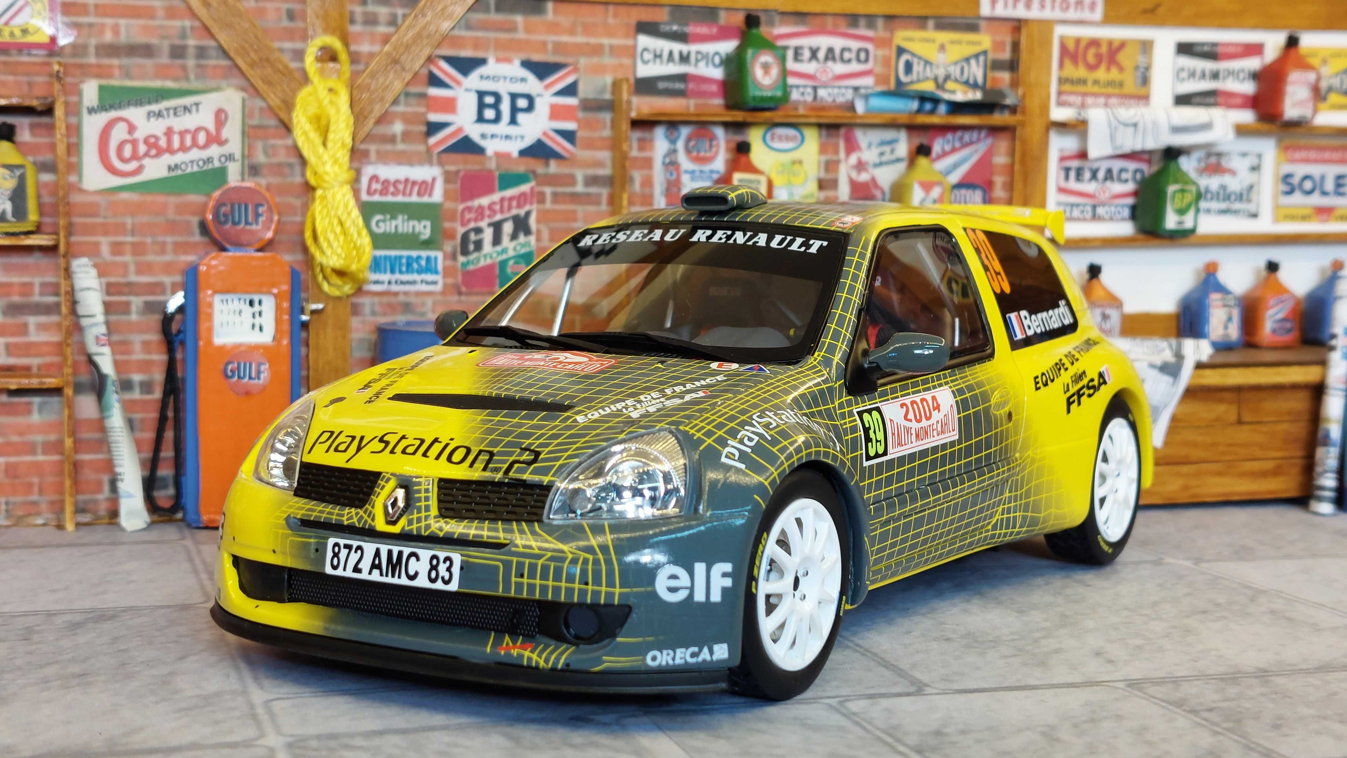 Renault Clio S1600 kit car Monte-Carlo 2004 otto 1:18